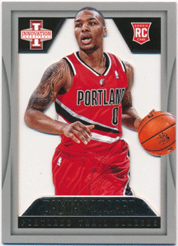 Damian Lillard NBA 2012-13 Panini Innovation RC Rookie View 186/349