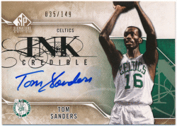 Tom Sanders NBA 2009-10 Upper Deck SP Signature Edition Inkcredible Auto 035/149