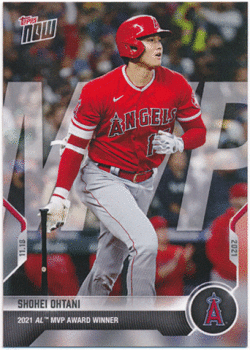 大谷翔平 MLB 2021 Topps Now 2021 AL MVP Award Winner OS-40 Shohei Ohtani