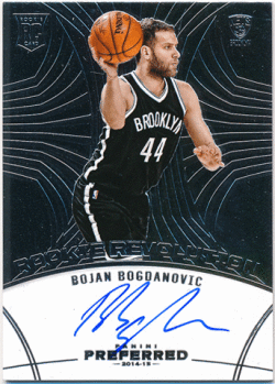 Bojan Bogdanovic NBA 2014-15 Panini Preferred RC Rookie Revolution Signature Auto 20/49