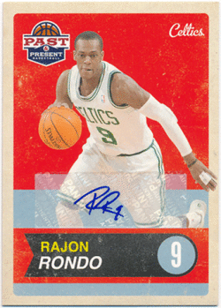 Rajon Rondo NBA 2012-13 Panini Past & Present Signature Auto