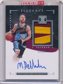 Matthew Dellavedova NBA 2020-21 Panini Impeccable Elegance Signature Patch Auto 22/25
