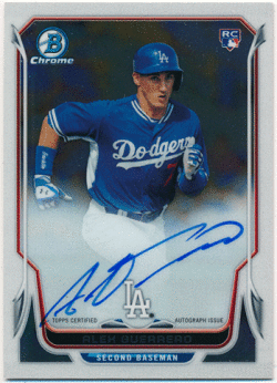 Alex Guerrero MLB 2014 Bowman Chrome RC Rookie Signature Auto 元 中日 巨人