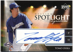 大家友和 MLB 2006 Upper Deck Ovation Spotlight Signature Auto Tomo Ohka