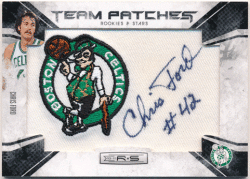 故 Chris Ford NBA 2010-11 Panini Rookies & Stars Team Patches Signature Auto 03/99