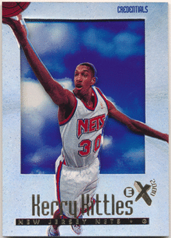 Kerry Kittles NBA 1996-97 Skybox E-X 2000 RC Rookie Credentials 460/499
