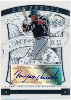 ダヤン・ビシエド 2009 Bowman Sterling Prospects Signature Auto 直筆サインカード Dayan Viciedo 中日ドラゴンズ