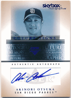 大塚晶則 MLB 2005 Skybox Autographics Future Signs Auto Akinori Otsuka