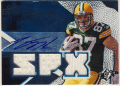 Jordy Nelson NFL 2008 UD SPx RC Jersey Auto 432/599