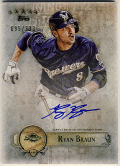 Ryan Braun MLB 2013 Topps Five Star Signature Auto 095/386