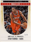 Evan Turner NBA 11-12 Panini Hoops Artist's Proofs 1/1 1of1