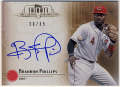 Brandon Phillips MLB 2014 Topps Tribute Sepia Refractor Signature Auto 26/35