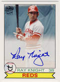 Ray Knight MLB 2013 Topps Archives Fan Favorites Signature Auto