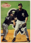 Joe Crede MLB 1999 Topps Gold Label RC Class 1 Red Label 057/100