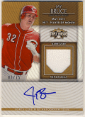 Jay Bruce MLB 2012 Topps Triple Threads Unity Signature Jersey Auto 07/75