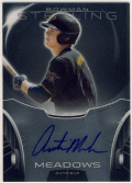Austin Meadows MLB 2013 Bowman Sterling Signature Auto