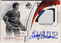 Larry Robinson NHL 09-10 UD SP Authentic Rookie Review Signature Patch Auto 15/25