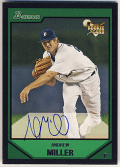 Andrew Miller MLB 2007 Bowman RC Auto