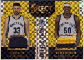 Marc Gasol / Zach Randolph NBA 14-15 Panini Select Double Team Gold Prizm Patch 07/10