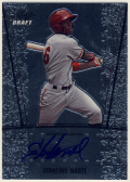 Starling Marte 2011 Leaf Metal Draft Signature Auto