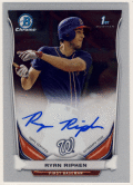 Ryan Ripken MLB 2014 Bowman Chrome Signature Auto
