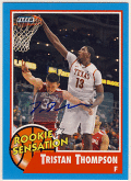 Tristan Thompson 11-12 Fleer Retro Rookie Sensation Signature Auto