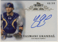 Yasmani Grandal MLB 2013 Topps Tribute Refractor Signature Auto 48/99