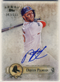 Dustin Pedroia MLB 2013 Topps Five Star Signature Auto 142/333