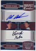 Akinori Otsuka / Keiichi Yabu MLB 2005 Donruss Signature Series RC Dual Auto 大塚晶則 /藪恵壹