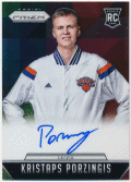 Kristaps Porzingis NBA 15-16 Panini Prizm RC Signature Auto