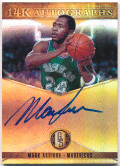 Mark Aguirre NBA 14-15 Panini Gold Standard 14K Signature Auto 87/99