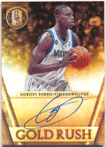 Gorgui Dieng NBA 14-15 Panini Gold Standard Gold Rush Signature Auto 155/199