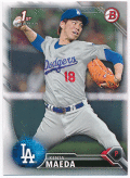 前田 健太 MLB 2016 Bowman 1st Prospect BP142 Kenta Maeda