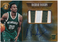 Rashad Vaughn NBA 15-16 Panini Gold Standard RC Signature Jumbo Patch Auto 21/25