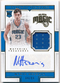 Mario Hezonja NBA 15-16 Panini National Treasures Material Treasures Signature Jersey Auto 84/99