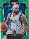 Deron Williams NBA 15-16 Panini Select Green Prizm 2/5