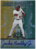 Jackie Bradley Jr. 2011 Leaf Valiant Refractor Signature Auto