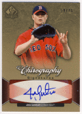Jon Lester MLB 2006 UD SP Authentic Chirography Auto 50/75
