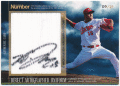 黒田 博樹 Number 2016 直筆サイン入りジャージカード 09/21 Jersey Auto Hiroki Kuroda