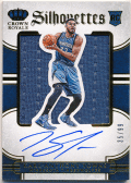 Karl-Anthony Towns NBA 15-16 Panini Preferred RC Silhouettes Signature Jersey Auto 35/99