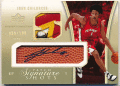 Josh Childress NBA 04-05 UD Exquisite Collection Signature Shots Patch Auto 056/100