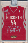 Patrick Patterson NBA 15-16 Panini Replay 10-11 Threads Signature Auto 49/111