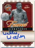 Willie Worsley NBA 09-10 Panini Hall of Fame Famed Signature Auto 179/850