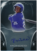 Raul Mondesi Jr. MLB 2013 Bowman Sterling Signature Auto