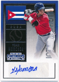 Yoan Moncada 2015 Panini Contenders International Signature Auto
