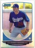 Corey Seager MLB 2013 Bowman Chrome Refractor
