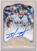 Brandon Belt MLB 2012 Topps Gypsy Queen Signature Auto