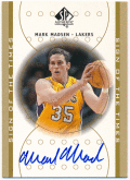 Mark Madsen NBA 00-01 UD SP Authentic Sign of the Times Signature Auto