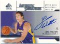 Luke Walton NBA 03-04 UD SP Signature Edition Auto