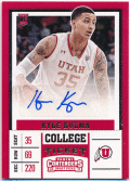Kyle Kuzma NBA 17-18 Panini Contenders Draft Picks RC Signature Auto